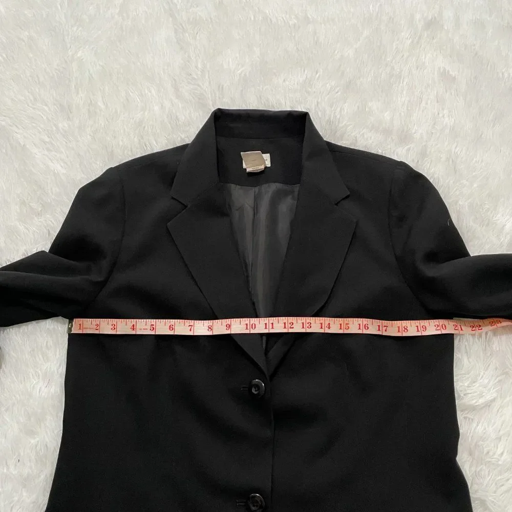 Women Liz Baker Oversized Fit Business Minimalist Blazer in Black Size 16 - Picture 2 of 8